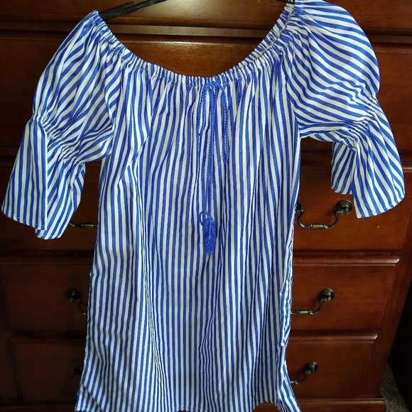 Ladies Striped Tunic Top/Dress - Picture 1 of 5